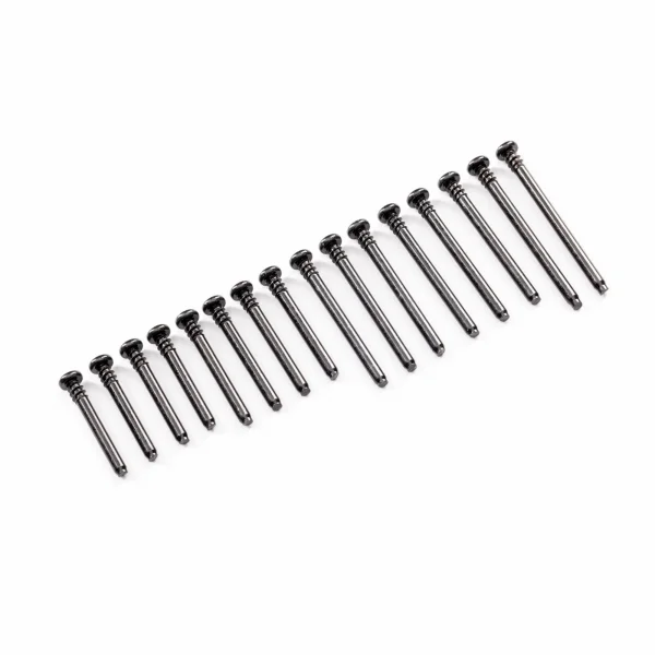 Traxxas Suspension screw pin set, front or rear, 3x40mm (4), 3x32mm (4), 3x28mm (4), 3x46mm (2)