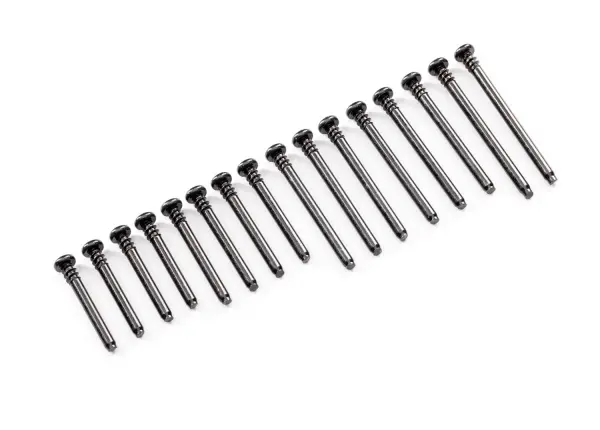 Traxxas Suspension screw pin set, front or rear, 3x40mm (4), 3x32mm (4), 3x28mm (4), 3x46mm (2) &mdash; image 2 of 2