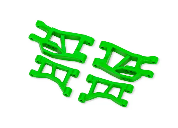 Traxxas Green Front Upper + Lower Suspension Arms (L+R) — image 2 of 2