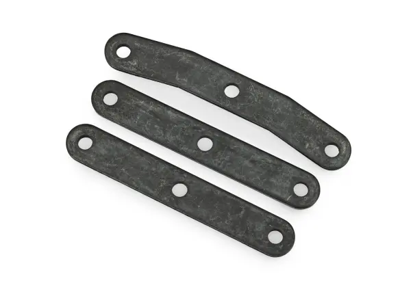 Traxxas Bulkhead tie bar, front, upper (1)/ lower (2) (steel) — image 2 of 2