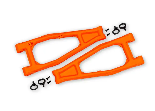 Traxxas Suspension arm, upper, orange (left or right, front) (2) &mdash; image 2 of 2