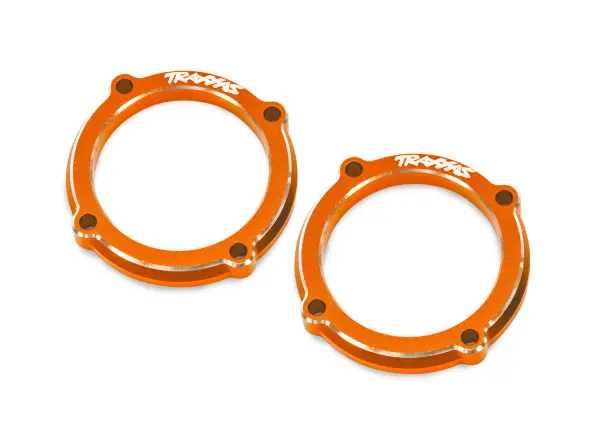 Traxxas Retainer, LED light pod (orange-anodised 6061-T6 aluminium) (2) &mdash; image 2 of 2
