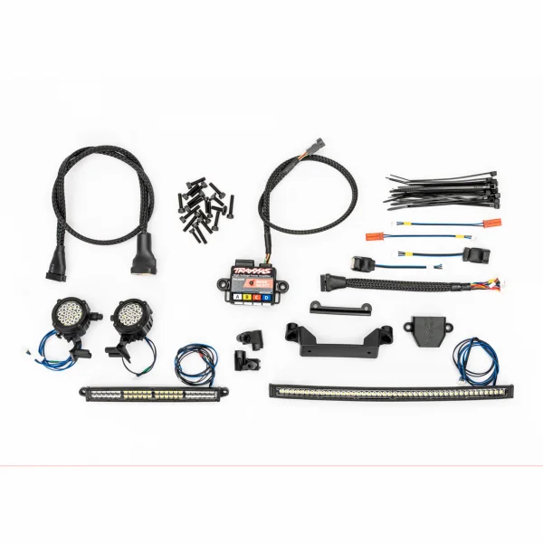 Traxxas Pro Scale LED light set, Sand Car, complete (includes front light bar, rear light bar, side lights (left + right), and high-voltage power amplifier)