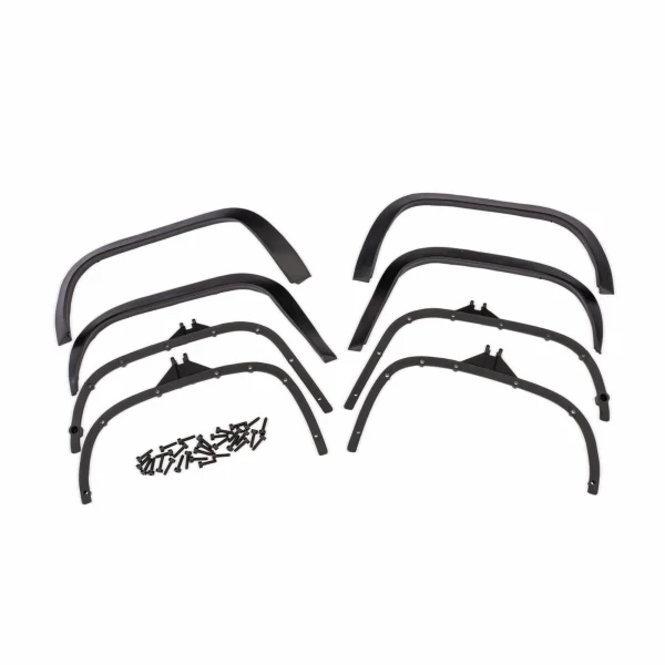 Traxxas Replacement fender flares for the 11011-series TRX-4 Nissan Pathfinder body. Includes mounts and 2x8 mm screws (30)