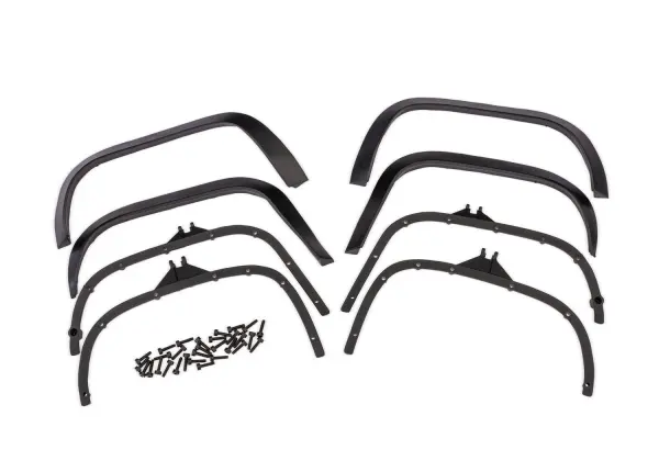 Traxxas Replacement fender flares for the 11011-series TRX-4 Nissan Pathfinder body. Includes mounts and 2x8 mm screws (30) &mdash; image 2 of 2