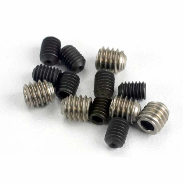 Traxxas Set (grub) screws 3x4mm (8)/ 4x4mm (stainless) (4)