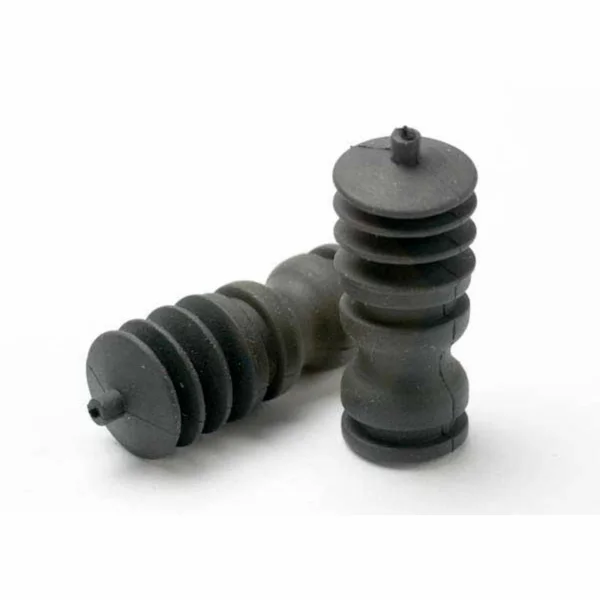 Traxxas Rubber pushrod boots for the Villain EX steering rods. Install in the rear of the hull.