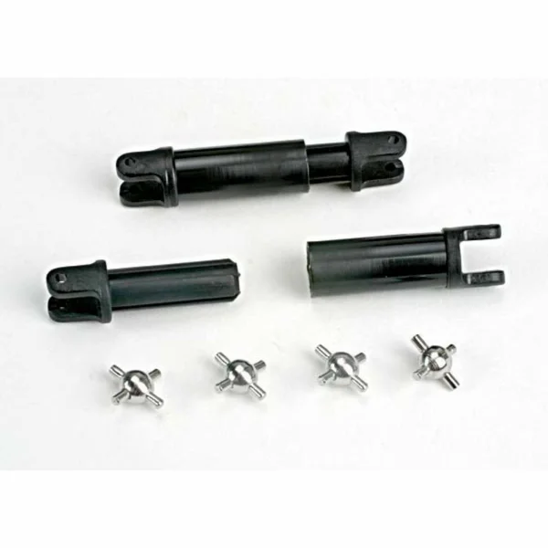 Traxxas Half-shafts (internal-splined (2)/external-splined (2)/ metal U-joints (4) ** CLEARANCE **