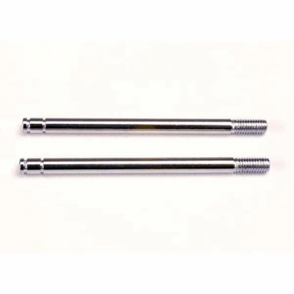 Traxxas Shock shafts steel chrome finish (long) (2)