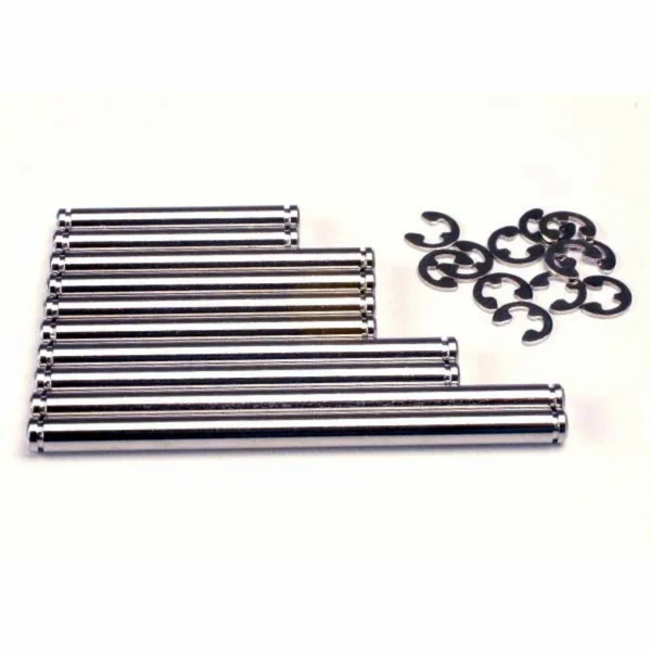 Traxxas Suspension pin set hard chrome (w/ E-clips)
