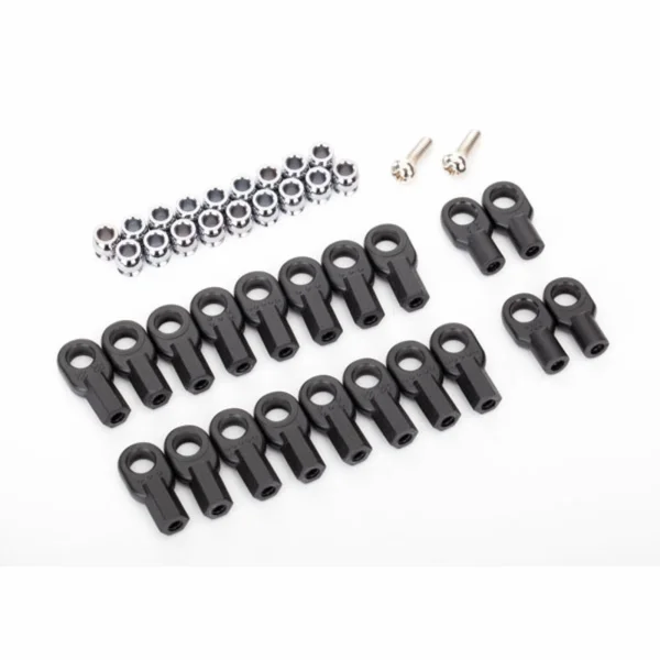 Traxxas Rod ends (16 long 4 short)/ hollow ball connectors (18)/ ball screws (2)