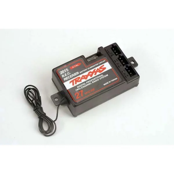 Traxxas Receiver 2-channel 27MHz with BEC (for use with mechanical speed control)