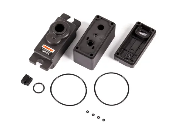 Traxxas Servo case/ gaskets (for 2080R metal gear, micro, waterproof servo) &mdash; image 2 of 2