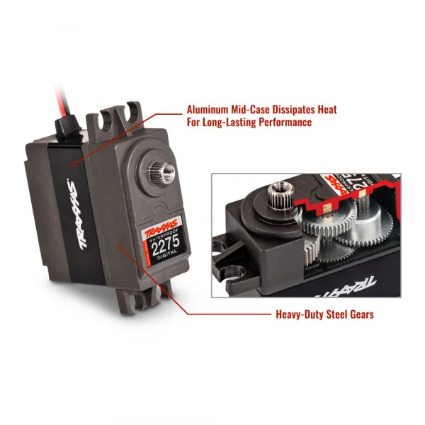 Traxxas Servo, digital high-torque, metal gear (ball bearing), waterproof ** CLEARANCE **