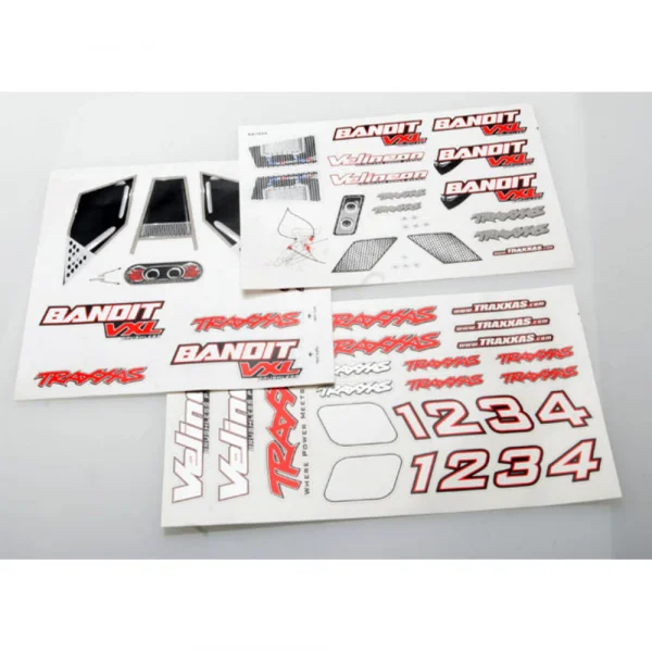 Traxxas Decal sheets Bandit VXL