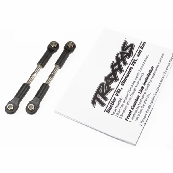 Traxxas Turnbuckles camber link 36mm (56mm center to center) (rear) (assembled with rod ends and hollow balls) (1 left 1 right)