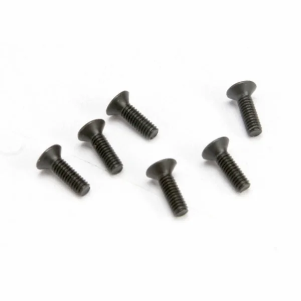 Traxxas Screws 2.5x8 countersunk machine (hex drive) (6)