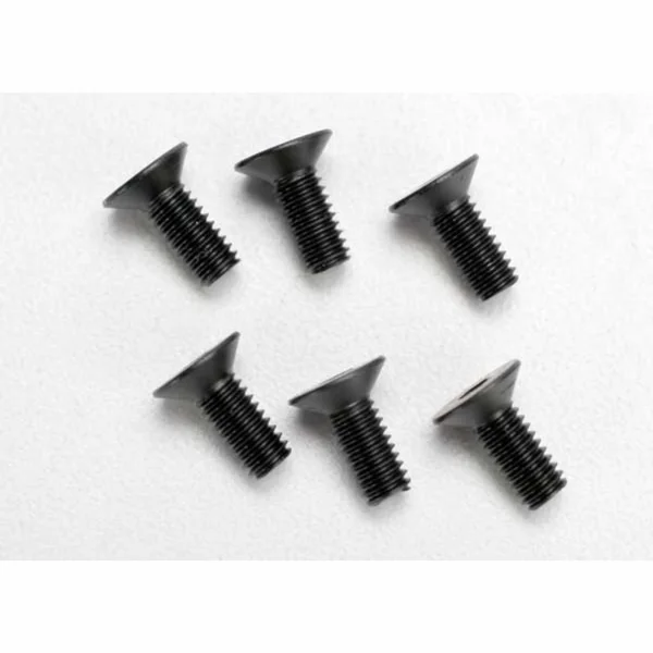 Screws 4x10mm countersunk machine (hex drive) (6)