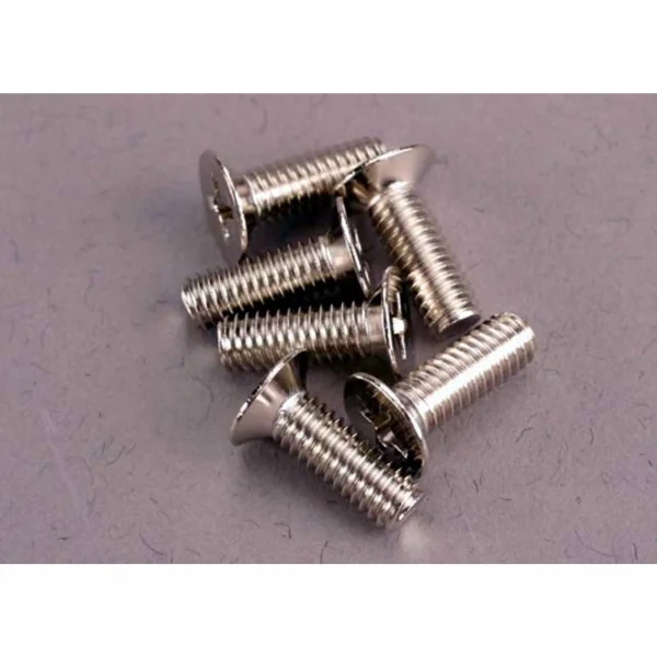 Traxxas Screws 4x12mm countersunk machine (100-degree) (6) ** CLEARANCE **