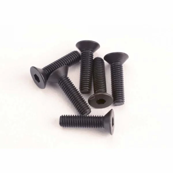 Screws - 3x12mm countersunk machine (6) (hex drive)