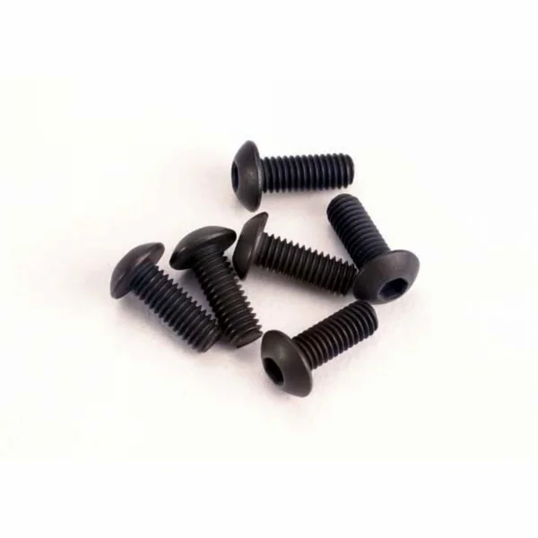 Screws - 3x8mm button-head machine (hex drive) (6)