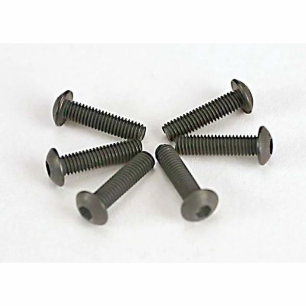 Screws - 3x12mm button-head machine (hex drive) (6)