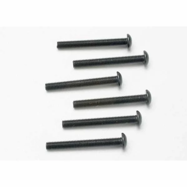 Traxxas Screws 3x25mm button-head machine (hex drive) (6)