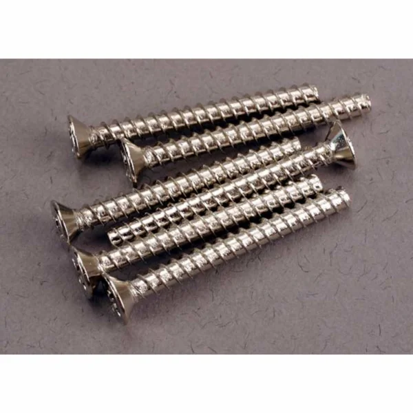 Traxxas Screws 3x28mm countersunk self-tapping (6) — image 1 of 2