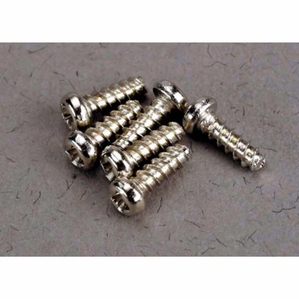 Traxxas Screws 2x6mm roundhead self-tapping (6)