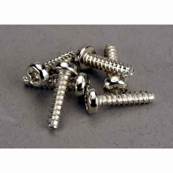 Traxxas Screws 3x12mm roundhead self-tapping (6)