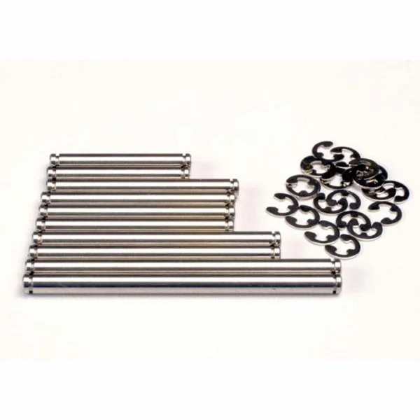 Traxxas Suspension pin set stainless steel (w/ E-clips)