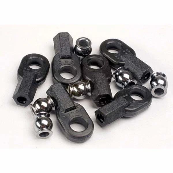 Traxxas Rod ends (long) (6)/ hollow ball connectors (6)