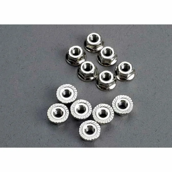 Traxxas Nuts 3mm flanged (12)