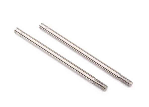 Traxxas Shock shafts steel chrome finish (X-long) (2) &mdash; image 4 of 4