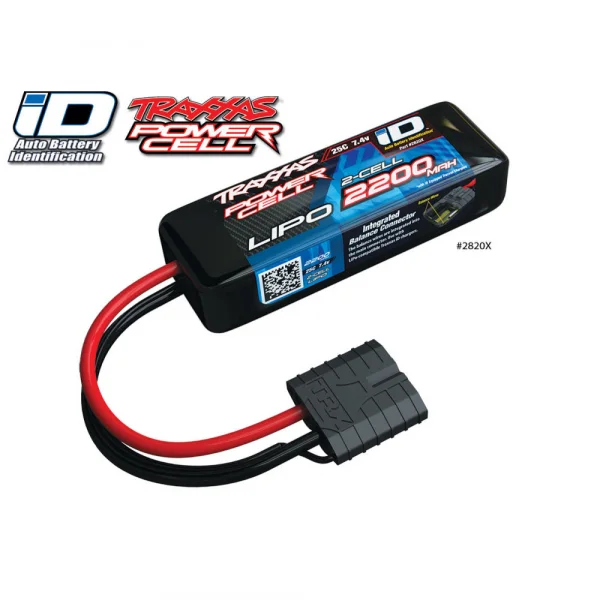 Traxxas iD LiPo Battery for 1:16 Vehicles - 2200mAh 7.4V 2S 25C