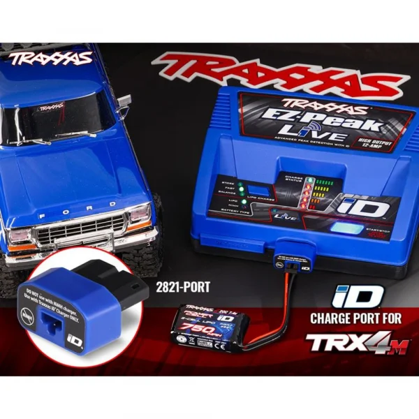 Traxxas TRX-4M iD Battery Charging Port Adapter