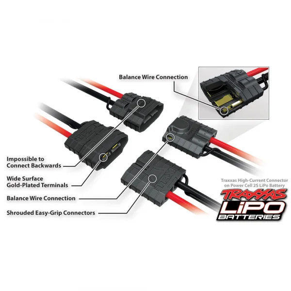 Traxxas iD LiPo Battery for 1:16 Vehicles - 2200mAh 7.4V 2S 25C