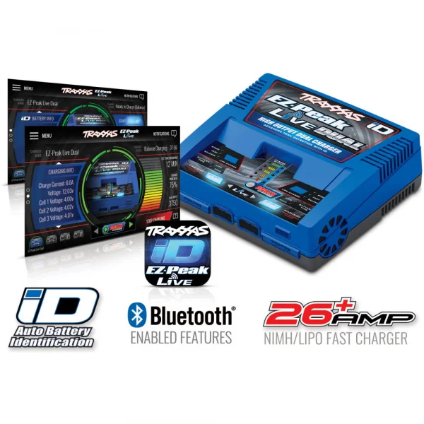 Traxxas EZ Peak Live 200W - Dual NiMH/LiPo iD Charger