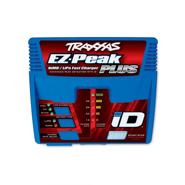 Traxxas Dual ID Charger TRX2972 Combo With 2 x 2S 7600mAh LiPo Batteries (2869X)