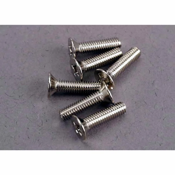 Traxxas Screws 3x12mm countersunk machine (6)