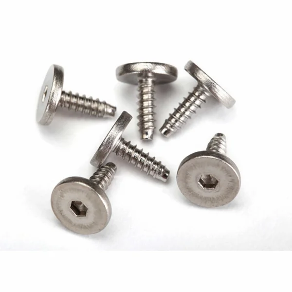 Traxxas Screws 2.6x8mm flathead machine self-tapping (hex drive) (6) — image 1 of 2