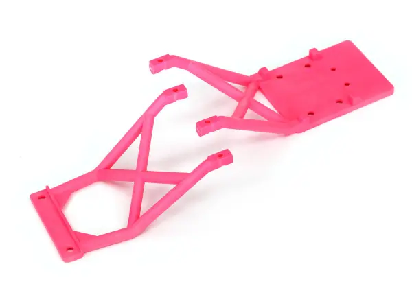 Traxxas Skid plates front rear (pink) — image 2 of 2