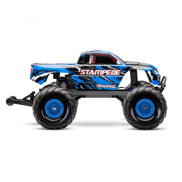 Traxxas Stampede HD 1:10 2WD RTR Monster Truck, BlueX ( TQ 2-ch, XL-5, Titan 550, 7-Cell NiMH, 4A USB-C Charger) — image 3 of 5