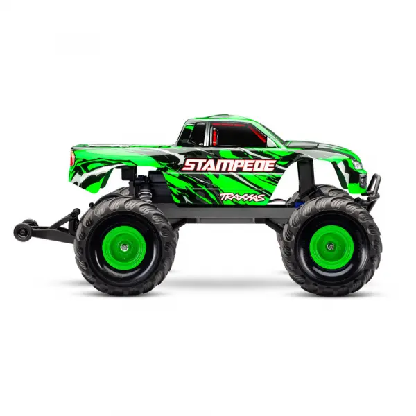 Traxxas Stampede HD 1:10 2WD RTR Monster Truck, GreenX ( TQ 2-ch, XL-5, Titan 550, 7-Cell NiMH, 4A USB-C Charger) — image 3 of 6