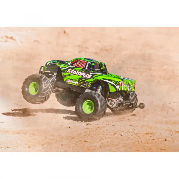 Traxxas Stampede HD 1:10 2WD RTR Monster Truck, GreenX ( TQ 2-ch, XL-5, Titan 550, 7-Cell NiMH, 4A USB-C Charger) — image 4 of 6