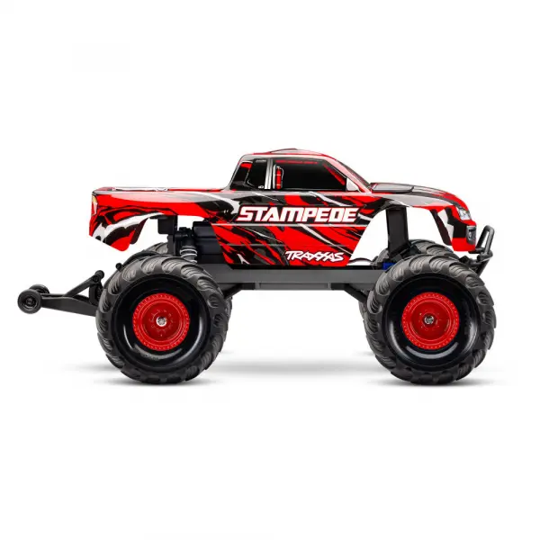 Traxxas Stampede HD 1:10 2WD RTR Monster Truck, RedX ( TQ 2-ch, XL-5, Titan 550, 7-Cell NiMH, 4A USB-C Charger) — image 3 of 5