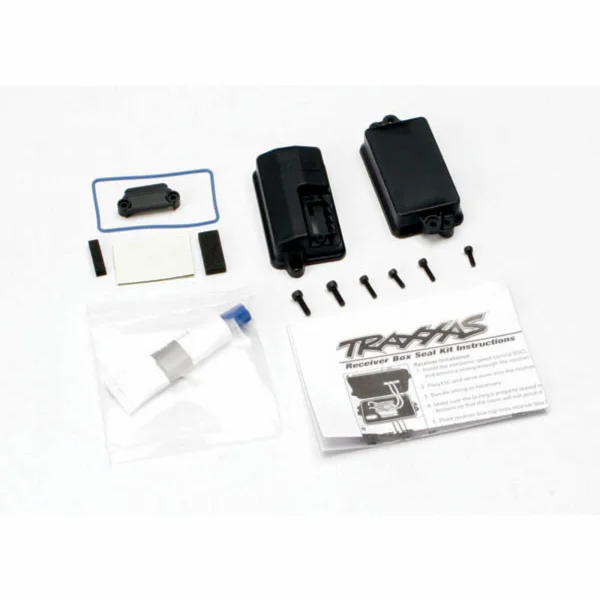 Traxxas Box receiver (sealed)/ foam pad/2.5x8mm CS (4)/ 3x10mm CS (2)