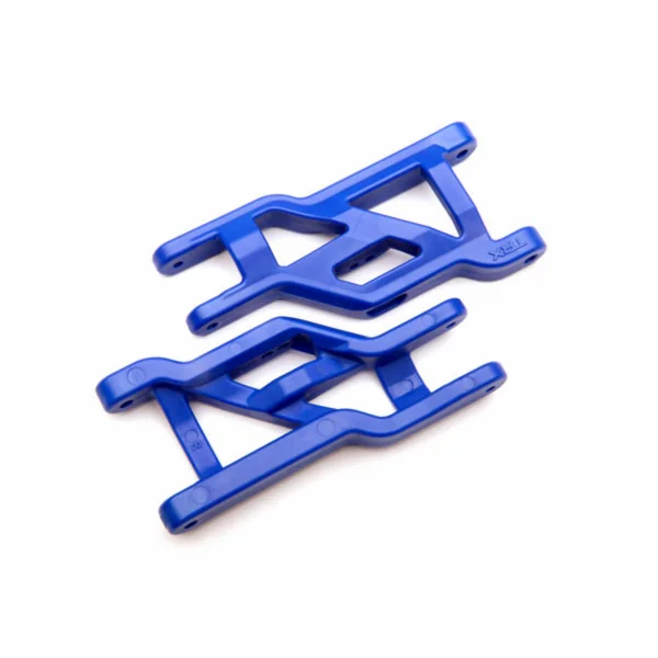 Traxxas Suspension arms, front (blue) (2) (heavy duty, cold weather material)