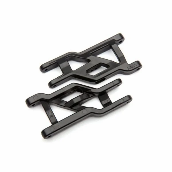 Traxxas Suspension arms, front (black) (2) (heavy duty, cold weather material)