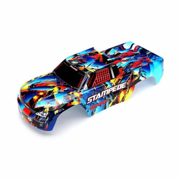 Traxxas Body Stampede Rock n Roll (painted decals applied)